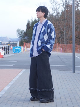 「Gaphos （ガフォス）のアイテム」を使った、uchiさん（メンズ・177cm）の冬コーディネート