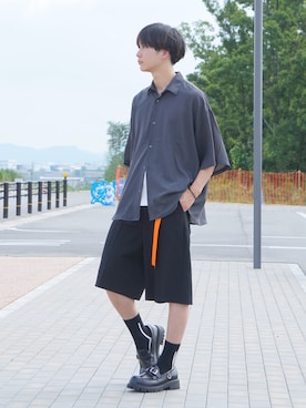 uchiさん（メンズ・177cm）の夏コーディネート