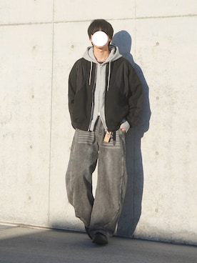 「アイテム（キーケース/キーアクセサリー）」を使った、uchiさん（メンズ・177cm）の冬コーディネート