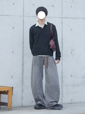 「CONVERSE ALL STAR（コンバースオールスター）のアイテム」を使った、uchiさん（メンズ・177cm）の秋コーディネート