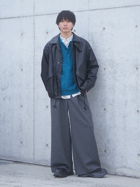 uchiさん（メンズ・177cm）の冬コーディネート