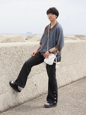 uchiさん（メンズ・177cm）の春コーディネート