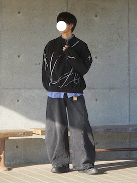 「アイテム（キーケース/キーアクセサリー）」を使った、uchiさん（メンズ・177cm・20代）の秋コーディネート