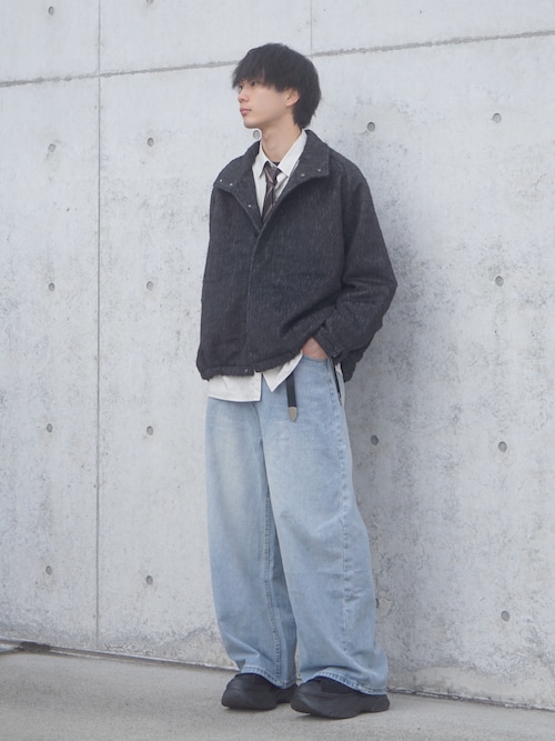 セール】High Neck Shaggy Blouson - ハイネックシャギーブルゾン