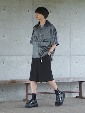 「CALLNE（カルネ）のアイテム」を使った、uchiさん（骨格ナチュラル・メンズ・177cm）の夏コーディネート