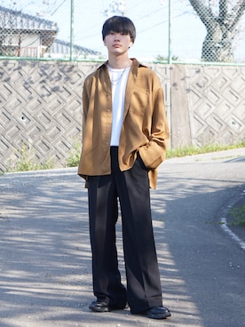 uchiさん（メンズ・177cm）の春コーディネート