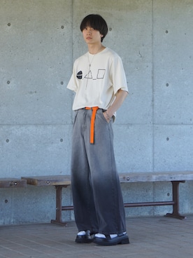 「DOOPZ（ドープス）のアイテム」を使った、uchiさん（骨格ナチュラル・メンズ・177cm）の夏コーディネート