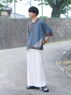 uchiさん（メンズ・177cm）の春コーディネート