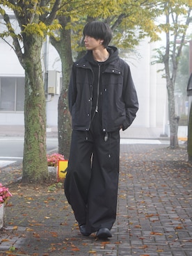 「アイテム（ブルゾン）」を使った、uchiさん（メンズ・177cm・20代）の秋コーディネート