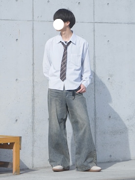「ネクタイ」｜uchiさん（メンズ・177cm）の春コーディネート