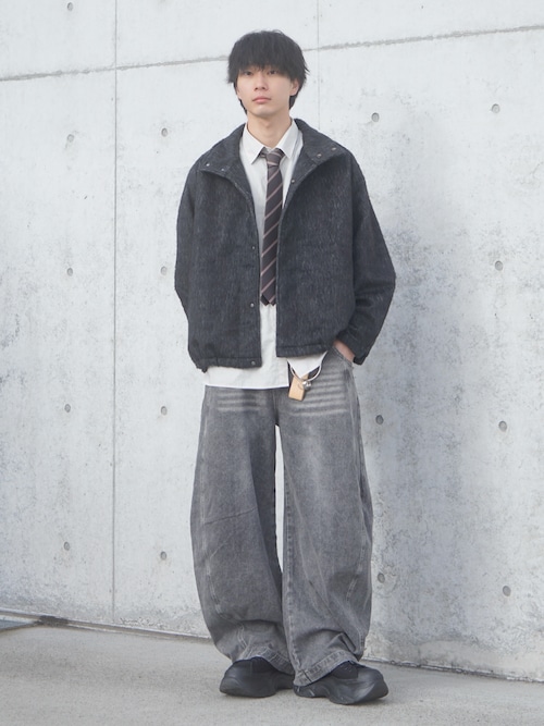 High Neck Shaggy Blouson - ハイネックシャギーブルゾン（ブルゾン