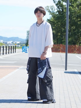 uchiさん（メンズ・177cm）の夏コーディネート