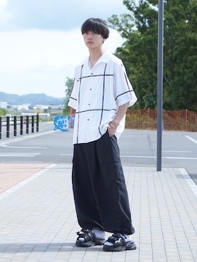 uchiさん（メンズ・177cm）の夏コーディネート