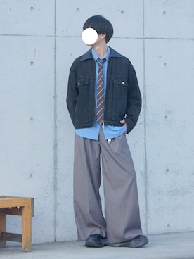 「CONVERSE ALL STAR（コンバースオールスター）のアイテム」を使った、uchiさん（メンズ・177cm）の秋コーディネート
