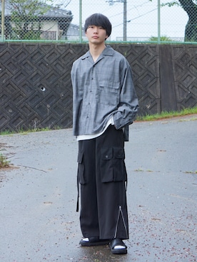 uchiさん（メンズ・177cm）の春コーディネート