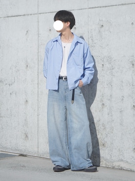 「Regen Glanz（レーゲングランツ）のアイテム」を使った、uchiさん（メンズ・177cm）の春コーディネート