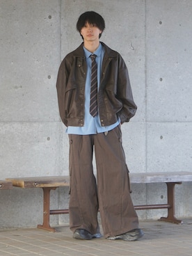 uchiさん（メンズ・177cm）の冬コーディネート