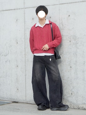 「CONVERSE ALL STAR（コンバースオールスター）のアイテム」を使った、uchiさん（メンズ・177cm）の秋コーディネート