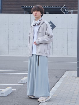 「アイテム（ブルゾン）」を使った、uchiさん（メンズ・177cm・20代）の冬コーディネート