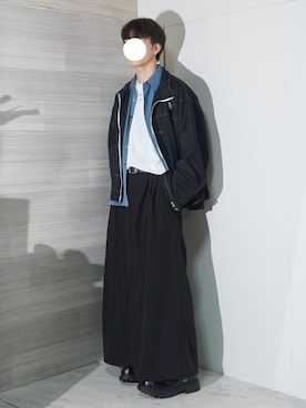 「アイテム（ブルゾン）」を使った、uchiさん（メンズ・177cm・20代）の冬コーディネート