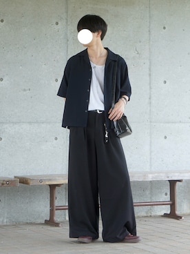 「LUENNA（ルエナ）のアイテム」を使った、uchiさん（メンズ・177cm）の夏コーディネート
