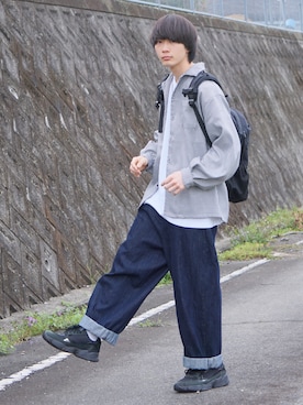 uchiさん(メンズ・177cm)の春コーディネート