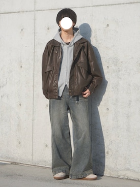 uchiさん（メンズ・177cm）の春コーディネート