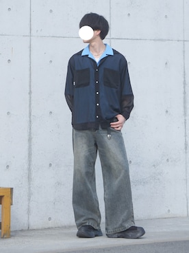 「soerte（ソエルテ）のアイテム」を使った、uchiさん（メンズ・177cm）の春コーディネート
