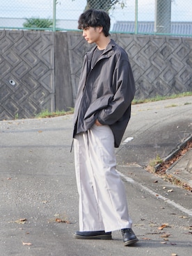 uchiさん（メンズ・177cm）の秋コーディネート