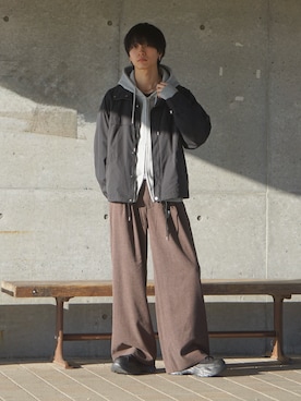 「ootd」｜uchiさん（メンズ・177cm）の冬コーディネート