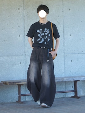 「PUMA（プーマ）のアイテム」を使った、uchiさん（メンズ・177cm）の夏コーディネート