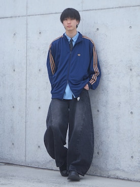 「アイテム（フォーマルスーツ/小物）」を使った、uchiさん（メンズ・177cm）の冬コーディネート