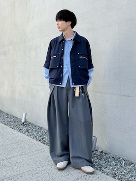 「DOOPZ（ドープス）のアイテム」を使った、uchiさん（メンズ・177cm）の春コーディネート