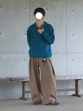 「アイテム（キーケース/キーアクセサリー）」を使った、uchiさん（メンズ・177cm・20代）の秋コーディネート