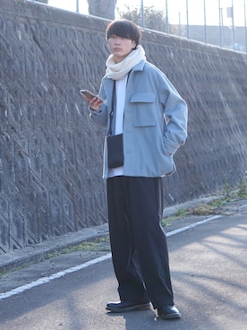 uchiさん（メンズ・177cm）の冬コーディネート