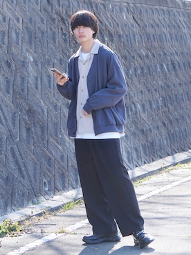 uchiさん（メンズ・177cm）の春コーディネート