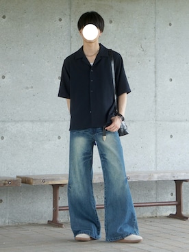 「PUMA(プーマ)のアイテム」を使った、uchiさん(メンズ・177cm)の夏コーディネート