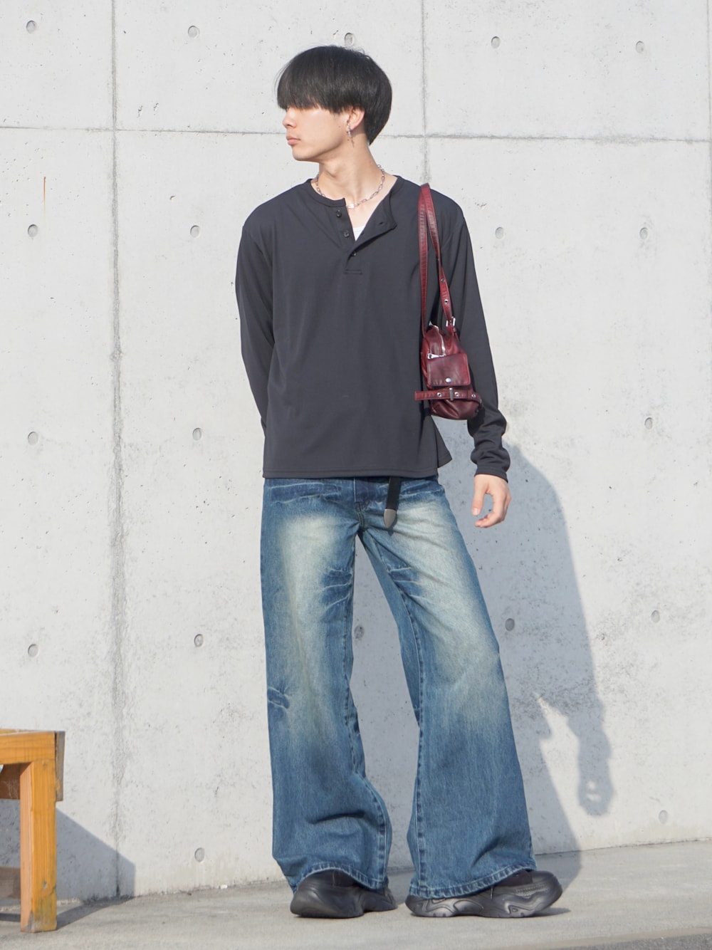 Parts Lab.】Vintage Washed Flare Denim Pants / ヴィンテージ
