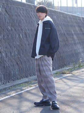 uchiさん（メンズ・177cm）の冬コーディネート