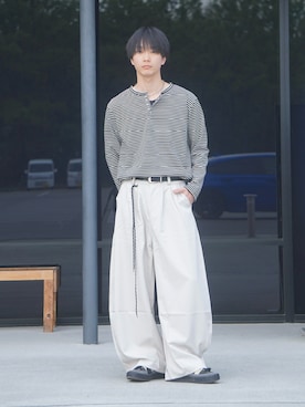 uchiさん（メンズ・177cm）の春コーディネート