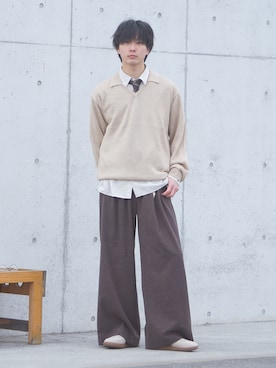 uchiさん(メンズ・177cm)の冬コーディネート