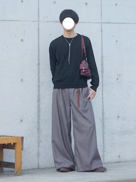 「SBG（エスビー）のアイテム」を使った、uchiさん（メンズ・177cm）の秋コーディネート