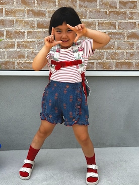 「MARKEY'S（マーキーズ）のアイテム」を使った、kohaさん（キッズ・110cm）の夏コーディネート