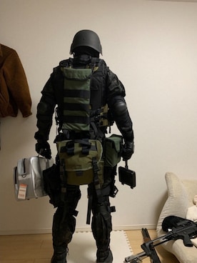 「ROTHCO（ロスコ）のアイテム（ブーツ）」を使った、ゲゲ丸さん（メンズ・174cm）の春コーディネート