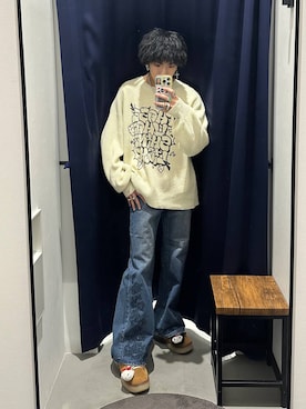「PAGEBOY（ページボーイ）のアイテム（パンツ）」を使った、かなうさん（メンズ・172cm）の冬コーディネート