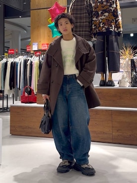 「PAGEBOY（ページボーイ）のアイテム（ジャケット/アウター）」を使った、かなうさん（メンズ・172cm）の冬コーディネート