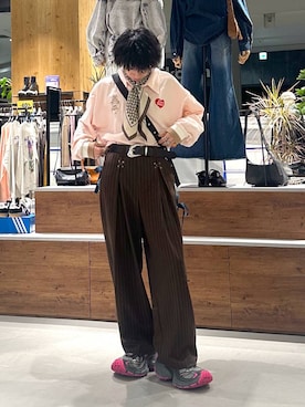 「PAGEBOY（ページボーイ）のアイテム（財布/小物）」を使った、かなうさん（メンズ・172cm）の春コーディネート