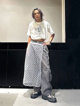 「PAGEBOY（ページボーイ）のアイテム（パンツ）」を使った、かなうさん（メンズ・172cm）の夏コーディネート
