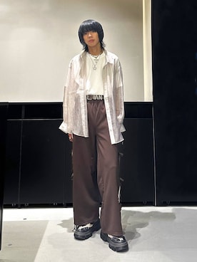 「PAGEBOY（ページボーイ）のアイテム（パンツ）」を使った、かなうさん（メンズ・172cm）の夏コーディネート