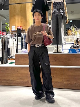 「PAGEBOY（ページボーイ）のアイテム」を使った、かなうさん（メンズ・172cm）の夏コーディネート